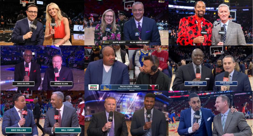 Some of the NBA local announcing teams for 2024-25.