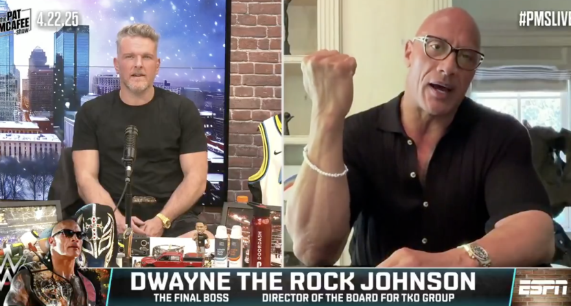 Dwayne The Rock Johnson Pat McAfee