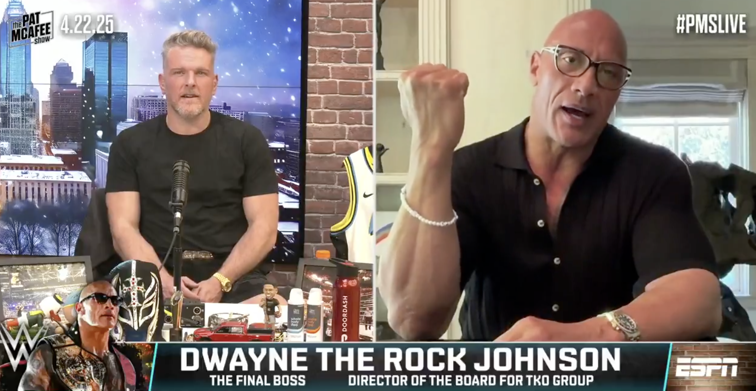 Dwayne The Rock Johnson Pat McAfee