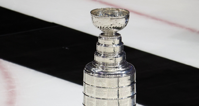 The Stanley Cup in June 2022.