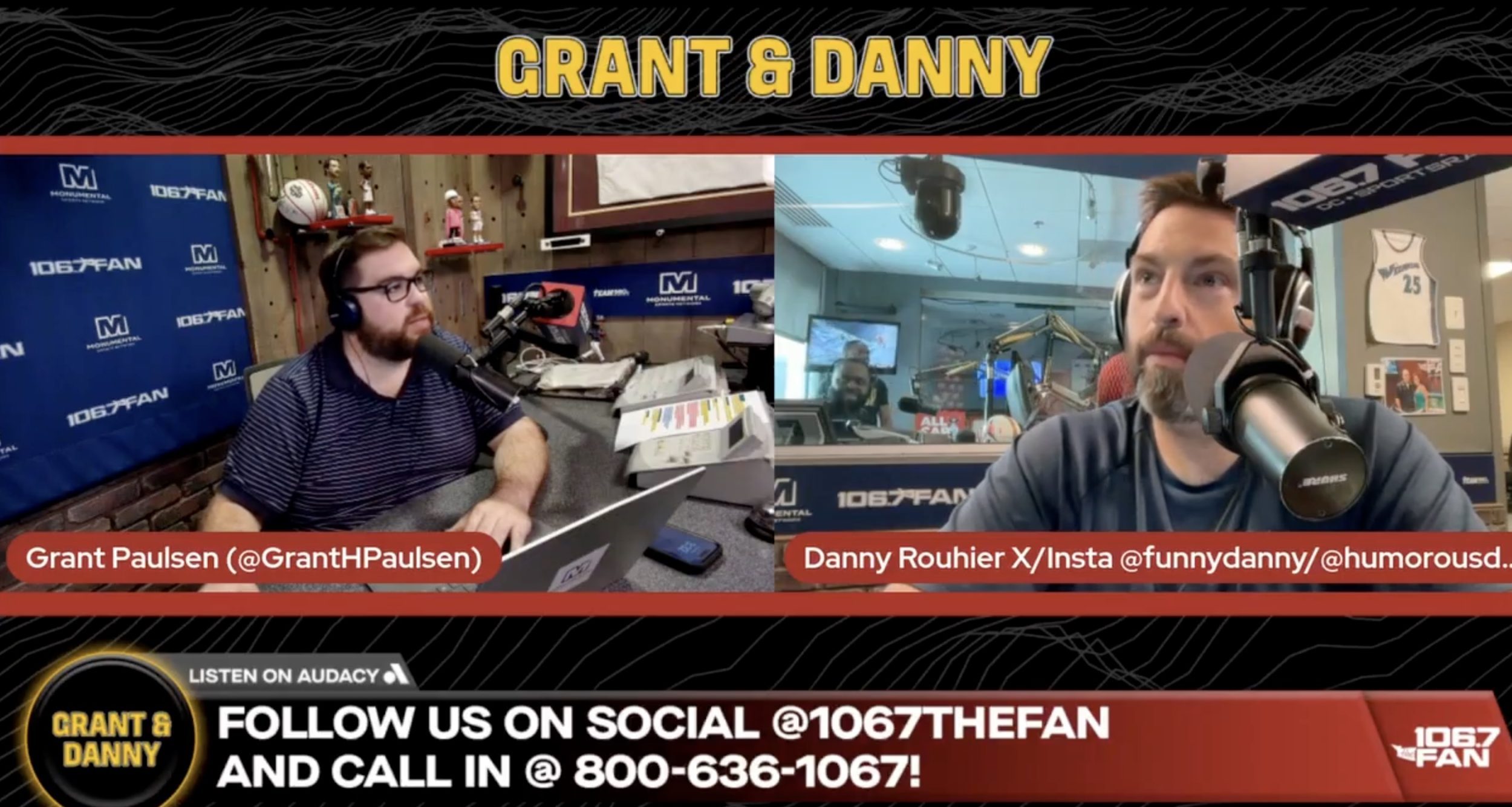 Grant and Danny on 106.7 The Fan