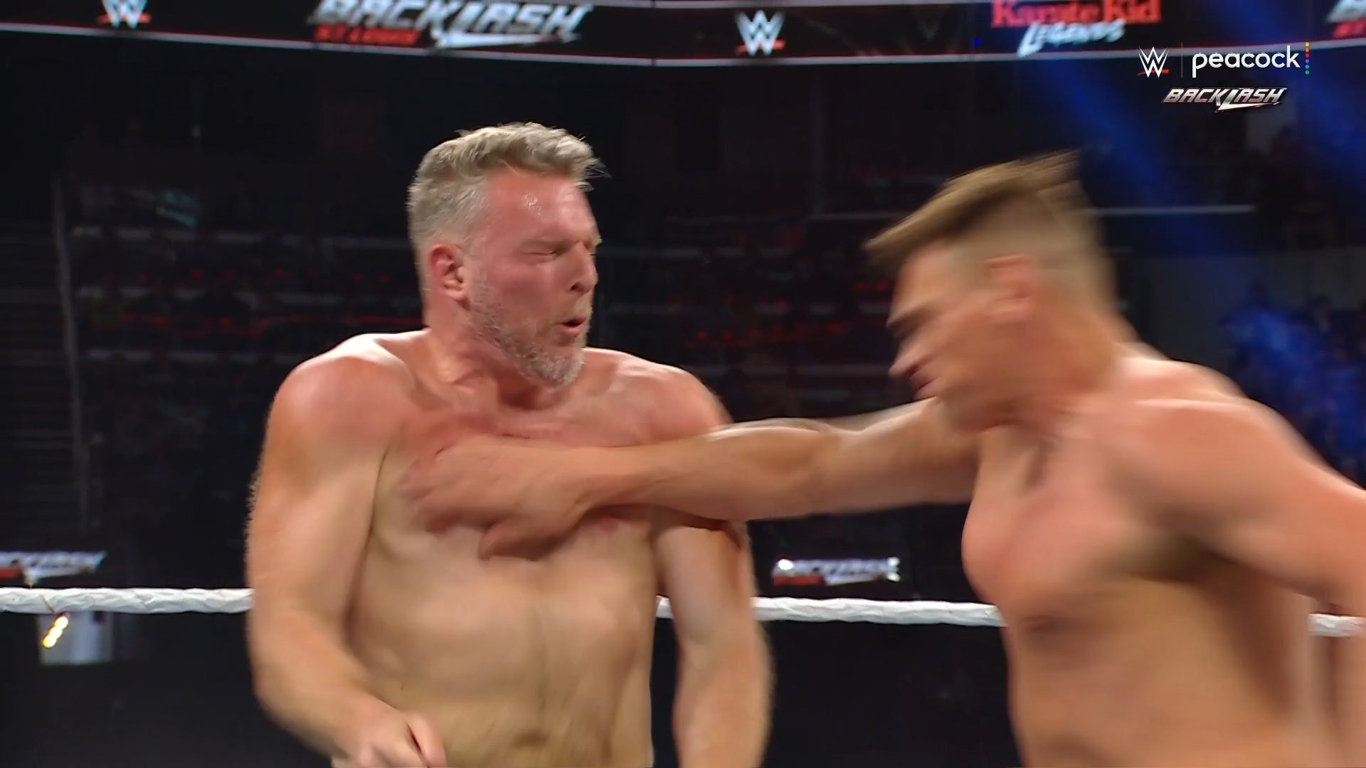 Pat McAfee took an absolute beating at the hands of Gunther at the 'WWE Backlash' Premium Live event on Saturday.