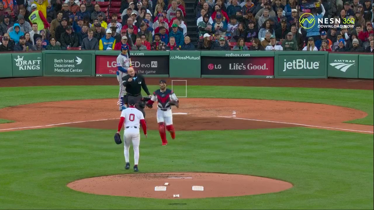 Lou Merloni, a color analyst for the Red Sox on NESN, criticized umpire Mike Estabrook for his conduct that led to Walker Buehler's ejection. Photo Credit: NESN