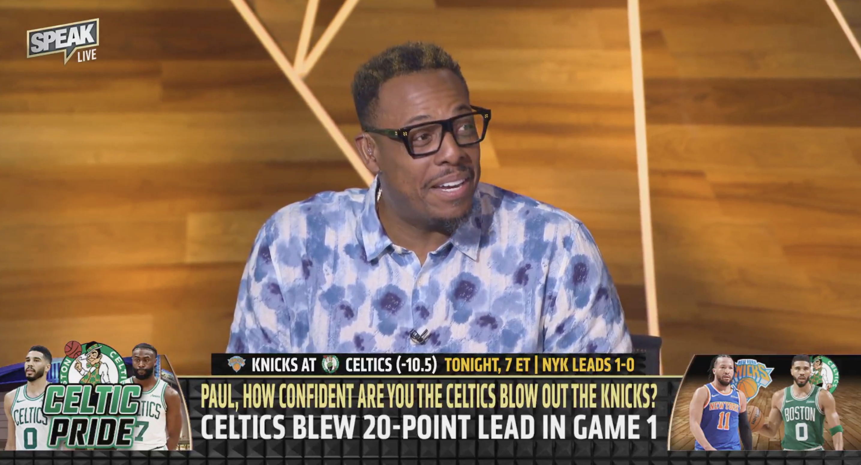 Paul Pierce 'guaranteeing' the Celtics would beat the Knicks in Game 2 of their second round series