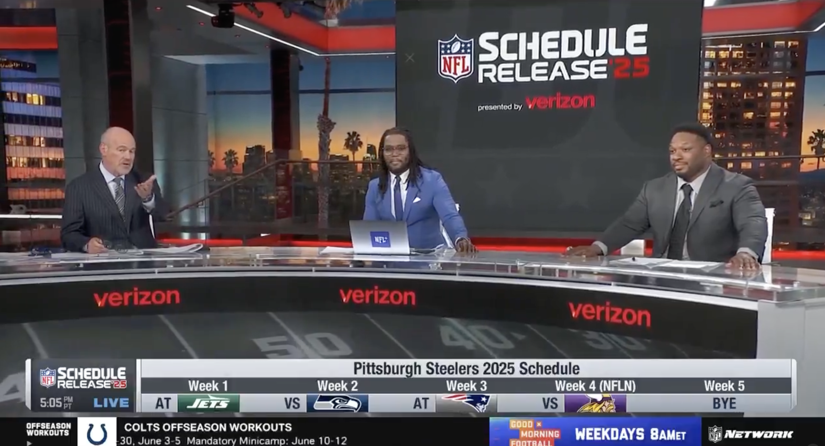 Rich Eisen on the NFL Network schedule release show
