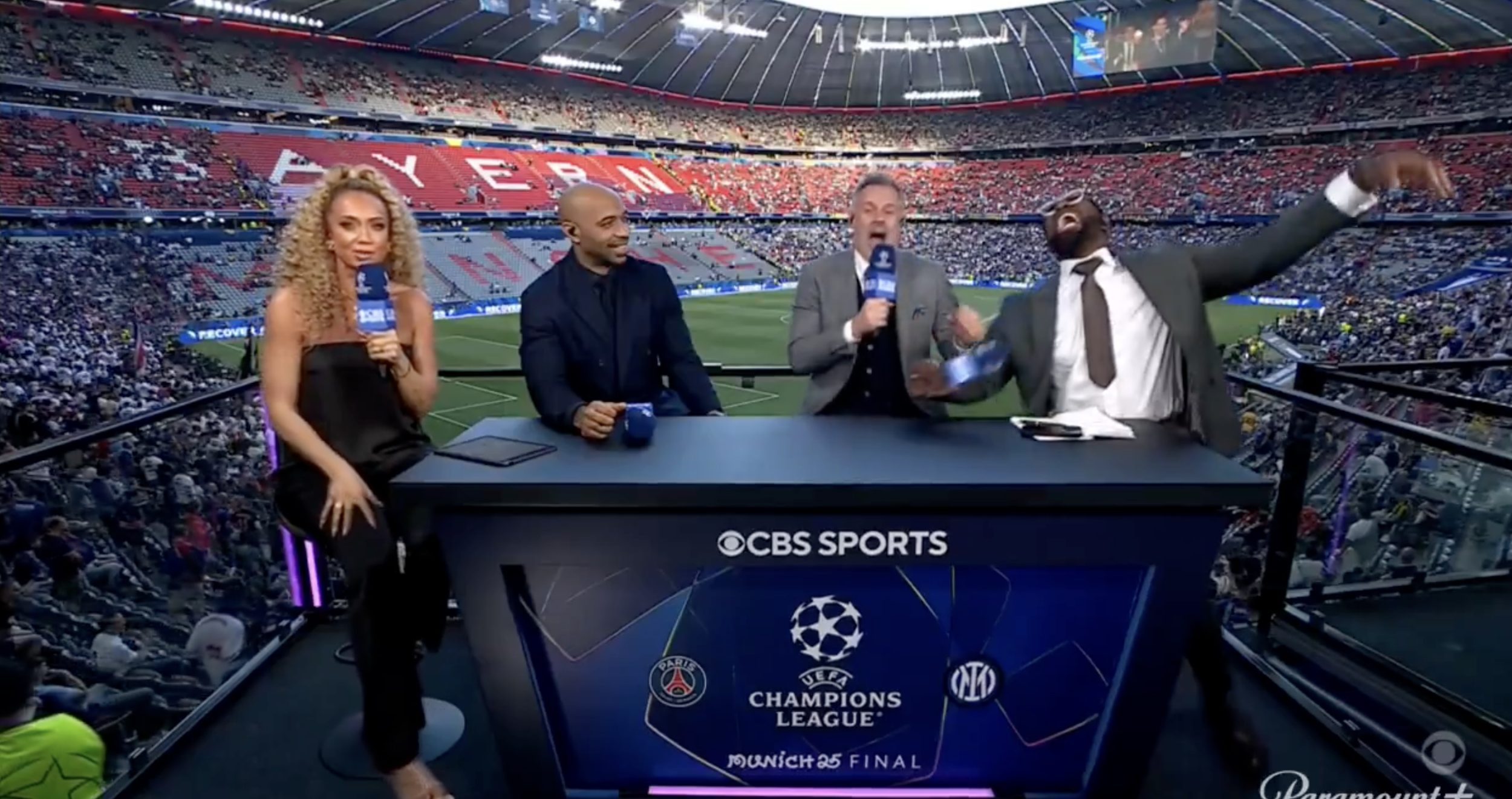 Kate Scott, Thierry Henry, Jamie Gallagher, Micah Richards