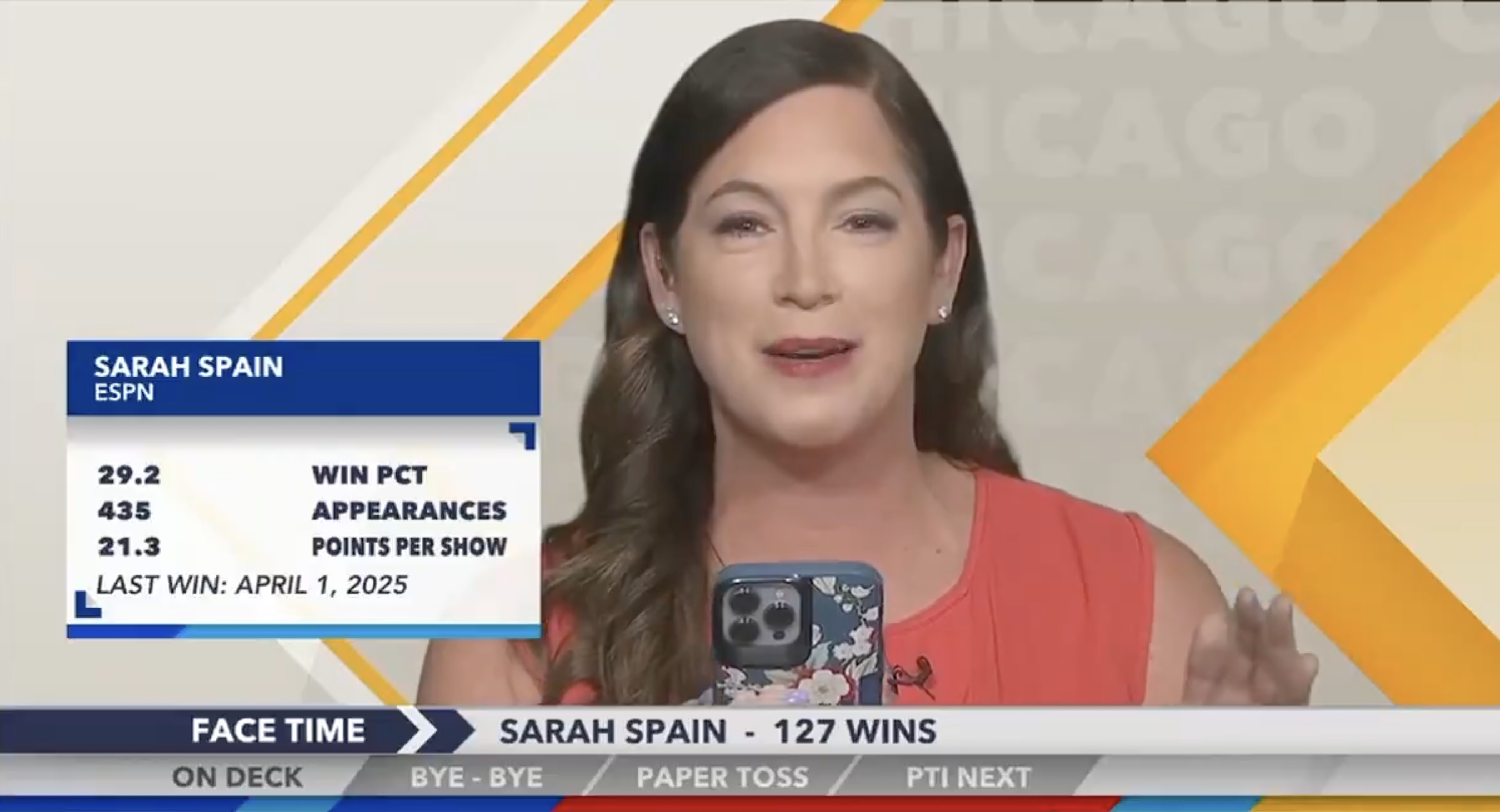 Sarah Spain on her final 'Around the Horn' appearance