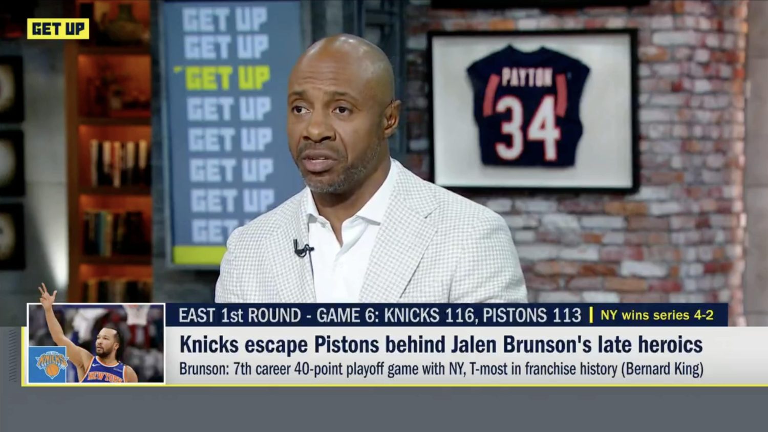 Jay Williams discussing Knicks' Jalen Brunson on Get Up