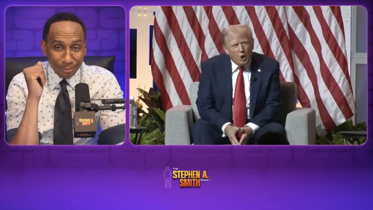 Stephen A. Smith discusses dealing with Donald Trump