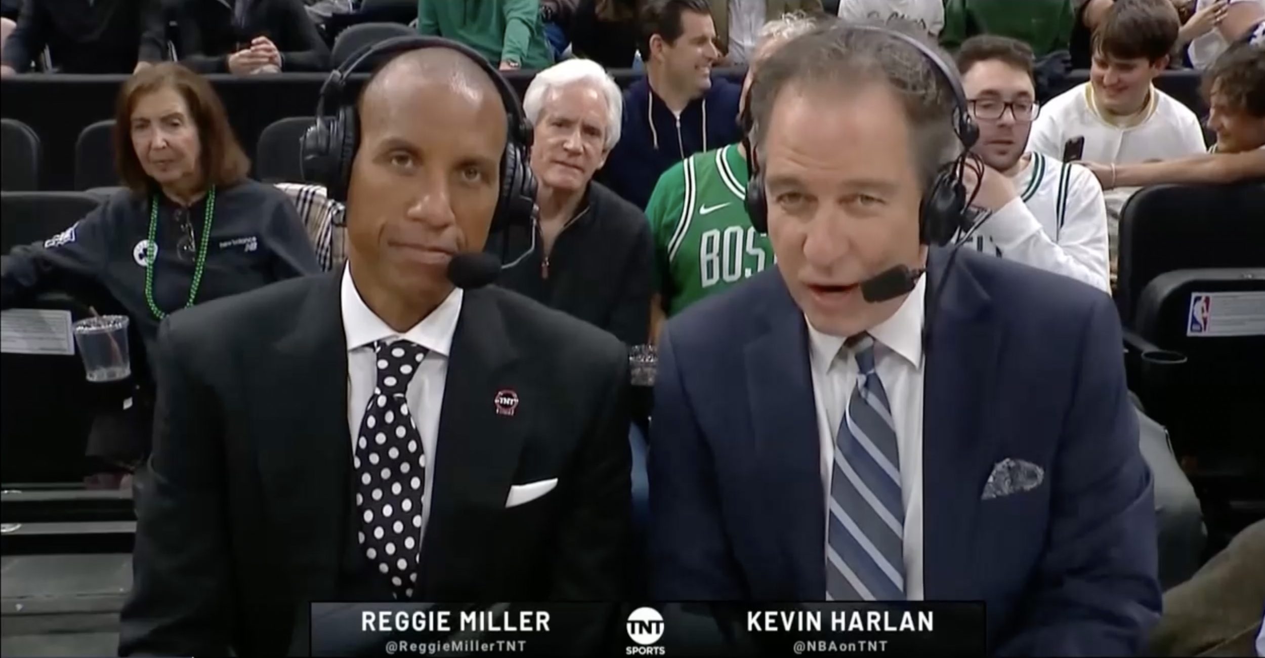 Reggie Miller, Kevin Harlan NBA on TNT