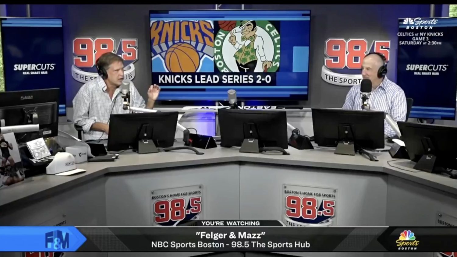 Mike Felger and Tony Massarotti discuss Knicks-Celtics