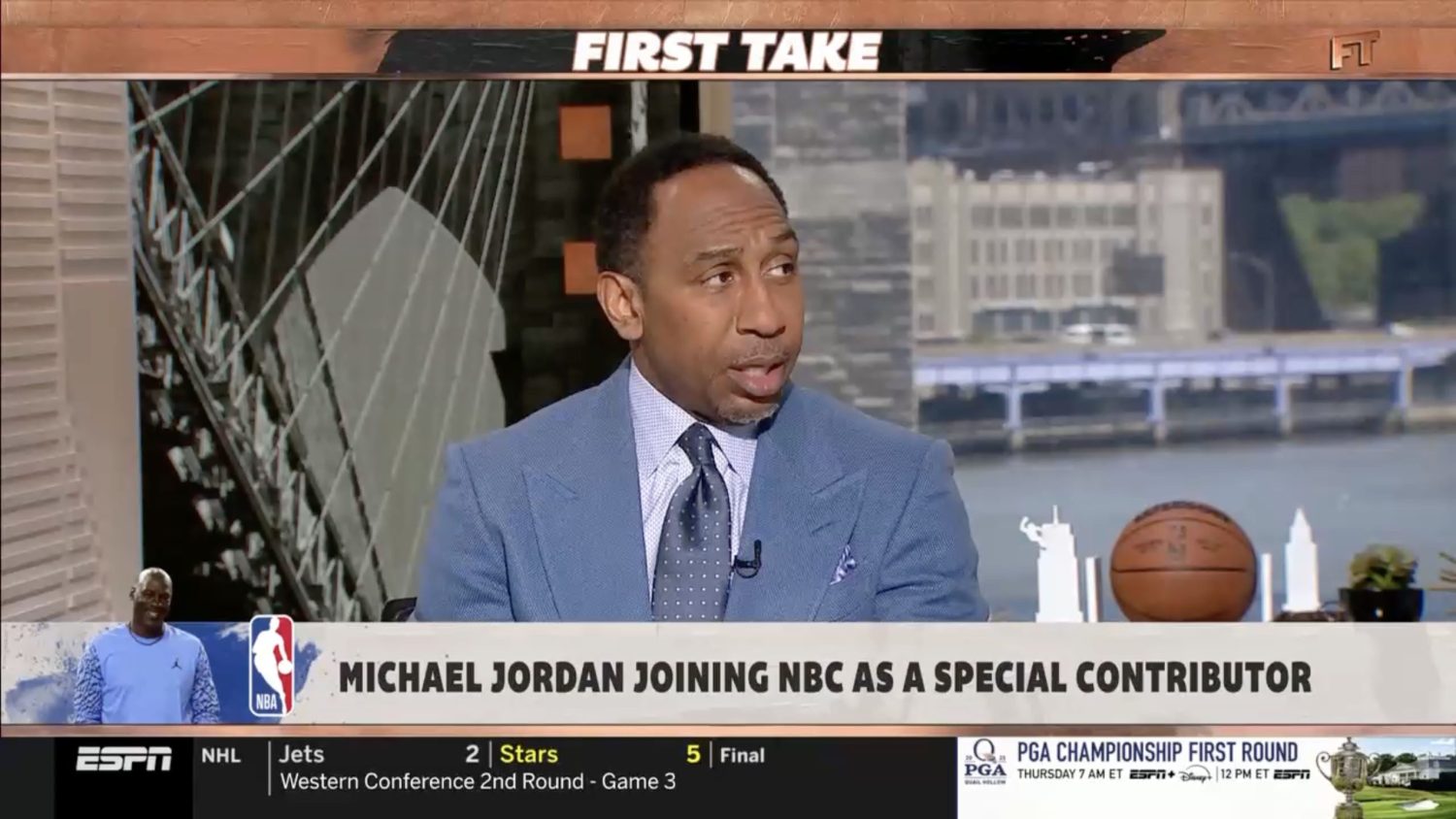Stephen A. Smith on NBC landing Michael Jordan: 'Lord have mercy'