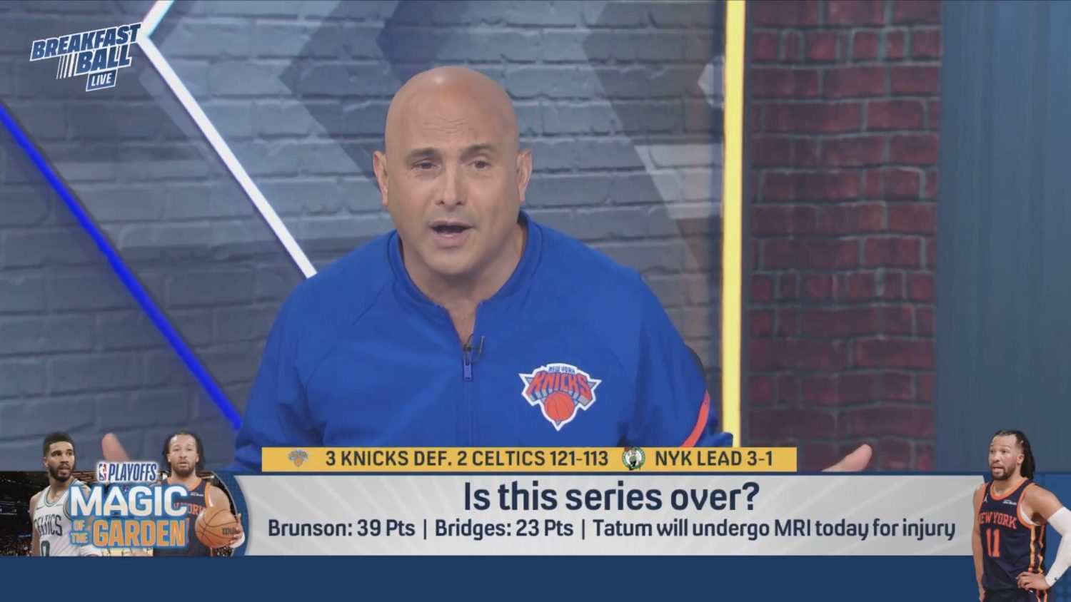 Craig Carton discussing Jayson Tatum injury on Breakfast Ball