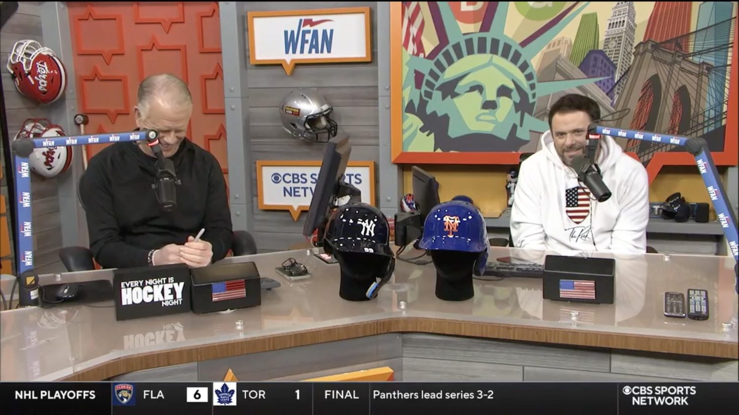 Boomer Esiason and Gregg Giannotti discussing Rich Eisen on WFAN