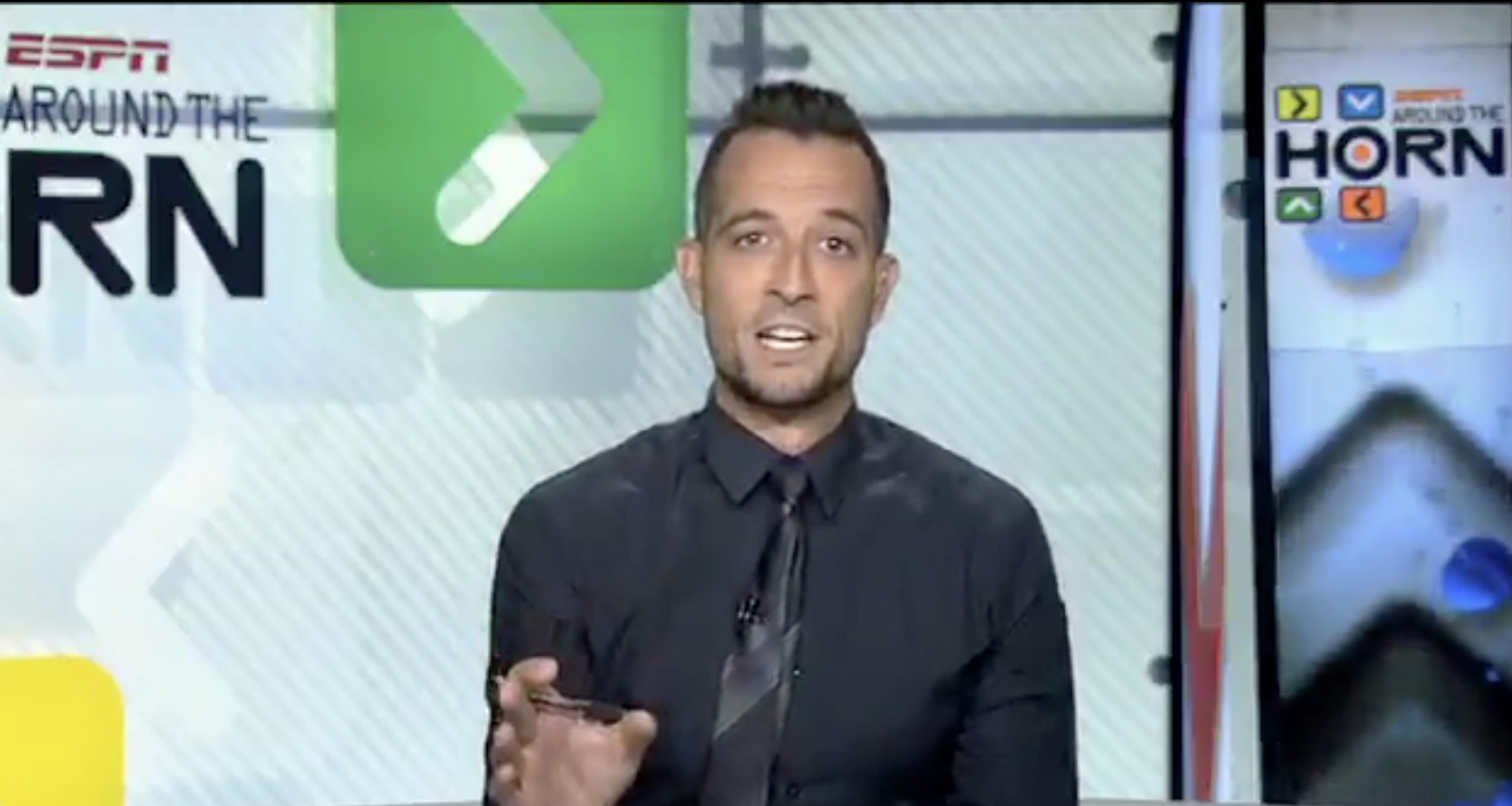 Tony Reali on Around the Horn in 2018.