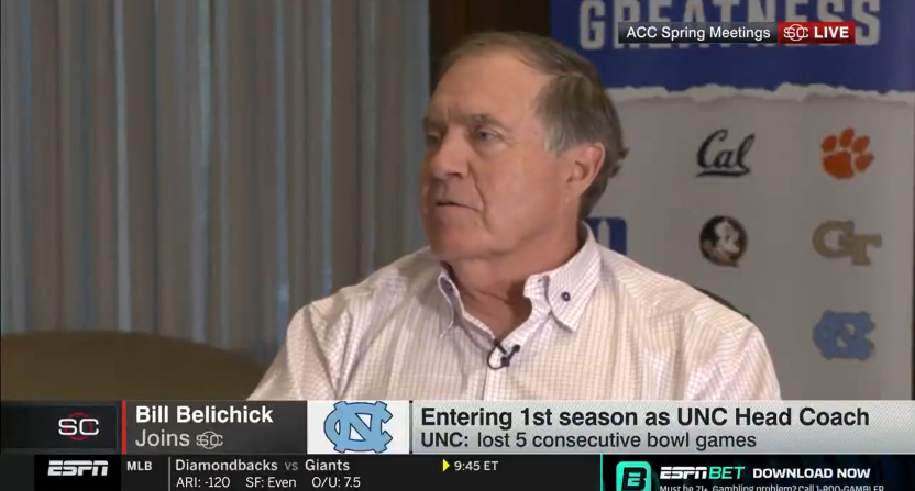 Christine Williamson interviews Bill Belichick about Jordon Hudson