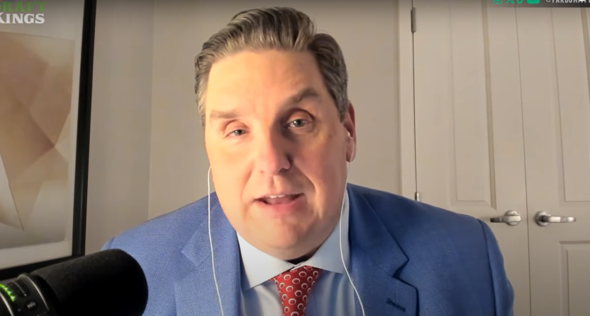Appearing on 'Pardon My Take,' Brian Windhorst addressed his viral incident following the New York Knicks' series-clinching win.