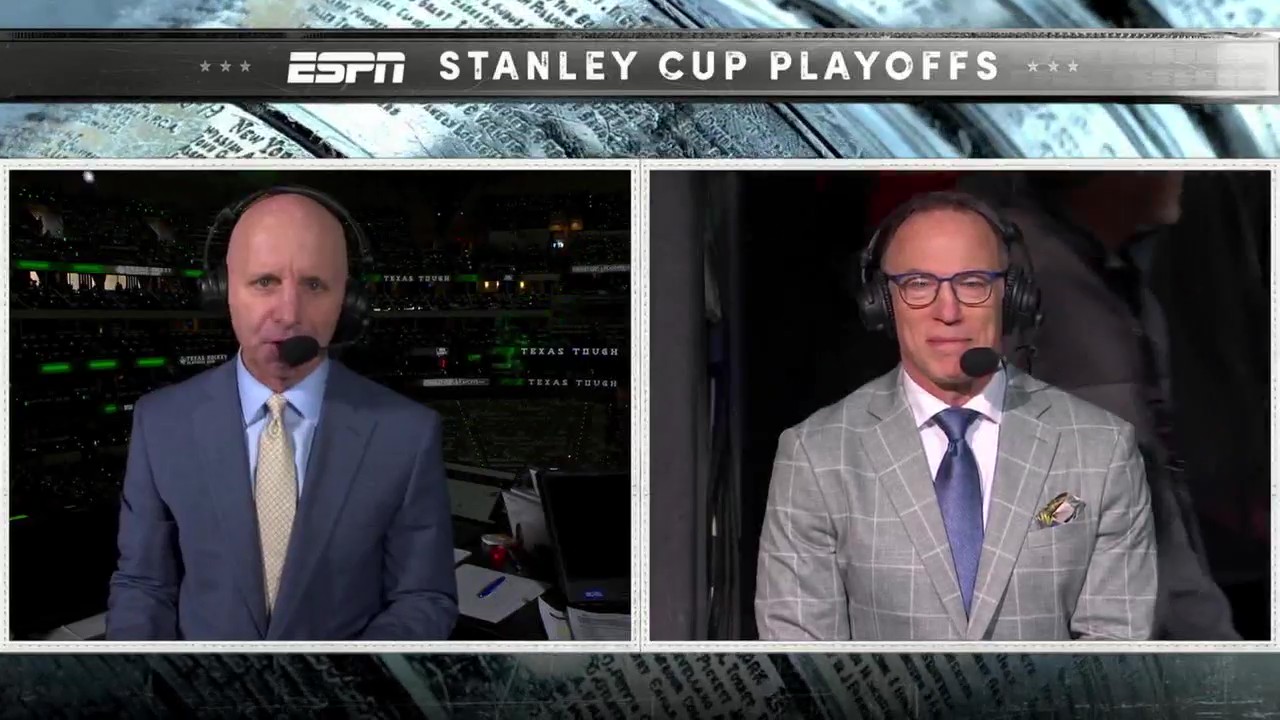 Many NHL fans praised Sean McDonough for his call of the the Dallas Stars dramatic Game 7 win over the Colorado Avalanche. Photo Credit: ABC