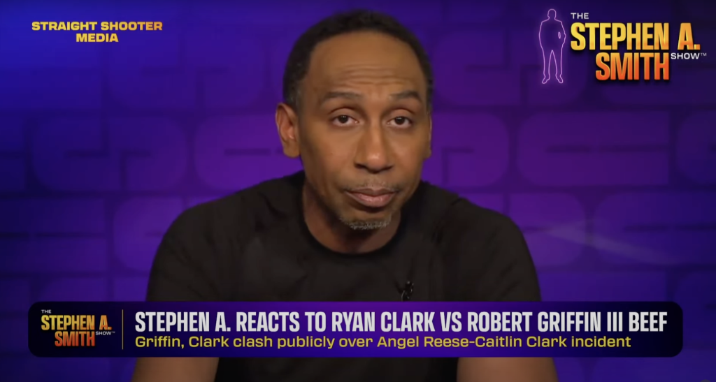 Stephen A. Smith defends Ryan Clark in beef with Robert Griffin III: ‘This is not a fireable offense'