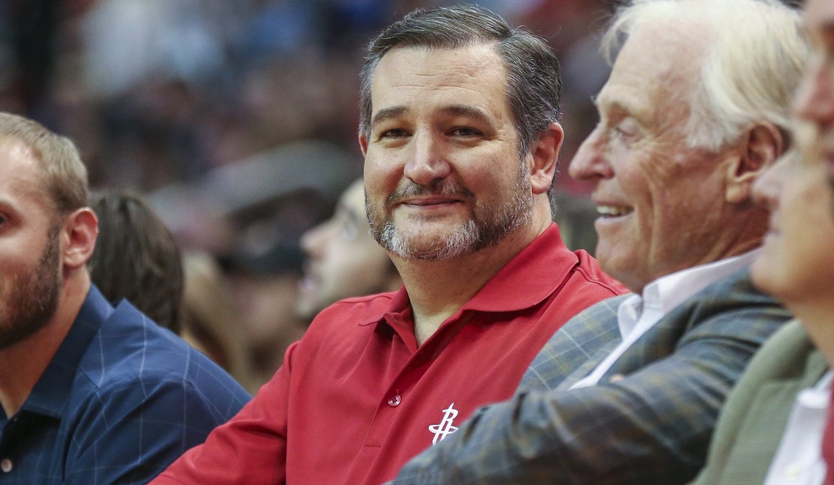 Dec 13, 2018; Houston, TX, USA; Texas senator Ted Cruz watches during a game between the Houston Rockets and the Los Angeles Lakers at Toyota Center. Mandatory Credit: Troy Taormina-USA TODAY Sports