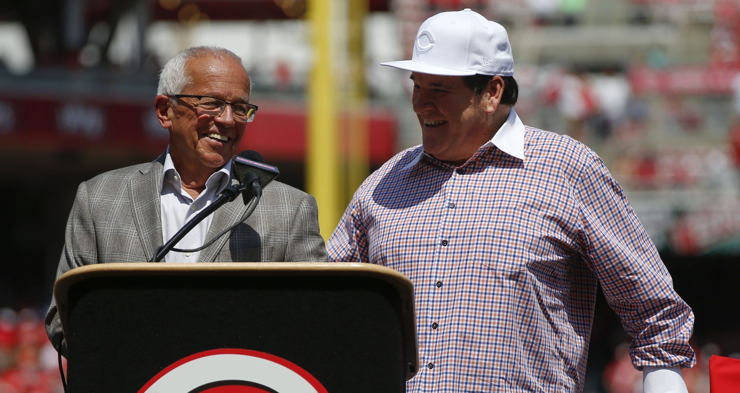 Marty Brennaman, the longtime voice of the Cincinnati Reds, is happy that Pete Rose is now eligible for the Hall of Fame. He's not happy about the timing. Marty Brennaman, the longtime voice of the Cincinnati Reds, is happy that Pete Rose is now eligible for the Hall of Fame. He's not happy about the timing. Photo Credit: Kareem Elgazzar