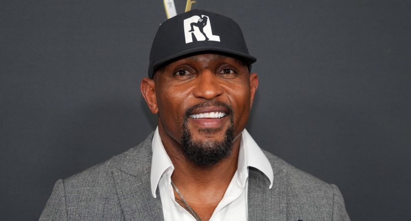 Hall of Fame linebacker Ray Lewis has signed a deal with Paradigm Talent Agency. The news was announced on Thursday, Lewis' 50th birthday. Mandatory Credit: Kirby Lee-Imagn Images