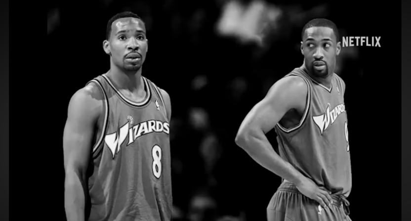 Javaris Crittenton and Gilbert Arenas (Screengrab courtesy of Netflix on YouTube). Shooting Guards