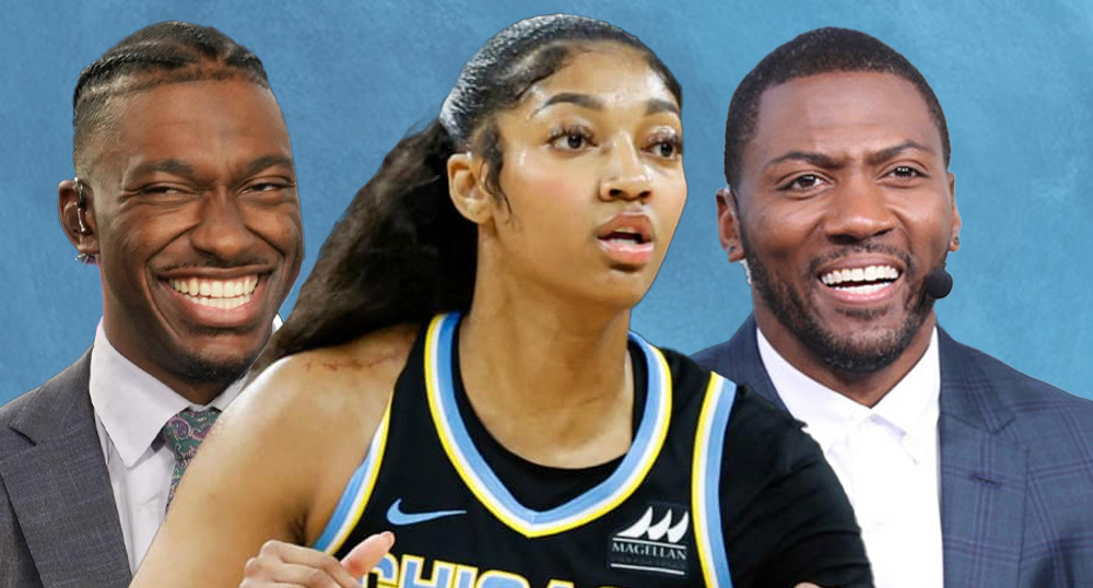 Robert Griffin III, Angel Resse and Ryan Clark.