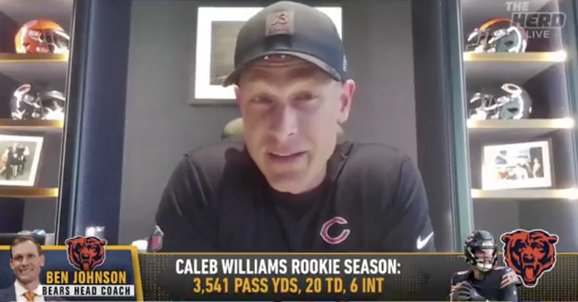 Ben Johnson Caleb Williams Colin Cowherd