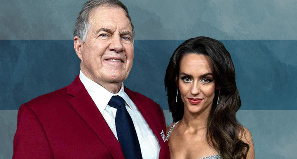 North Carolina head coach Bill Belichick and his girlfrind, Jordon Hudson