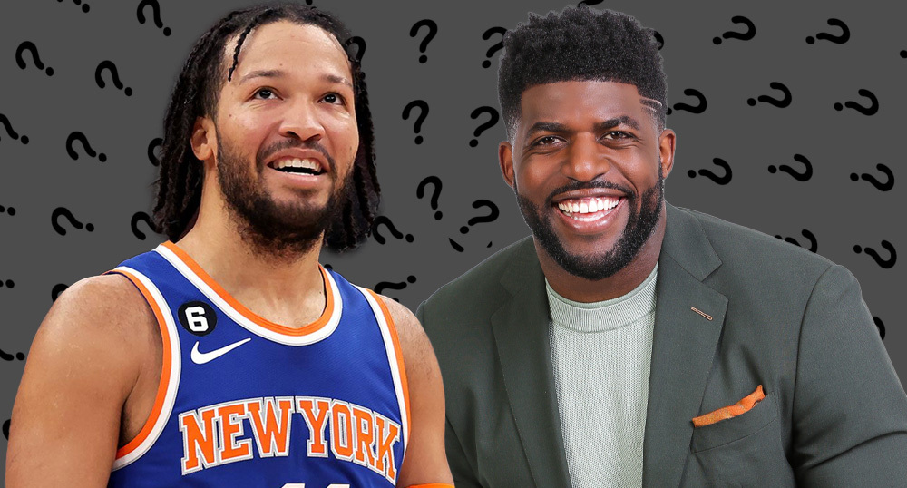Emmanuel Acho claims the New York Knicks only won Game 3 of the Eastern Conference Finals because Jalen Brunson got in foul trouble.