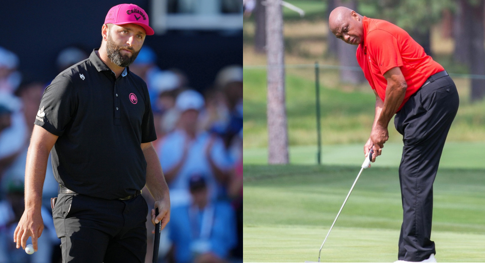 Jon Rahm and Charles Barkley.