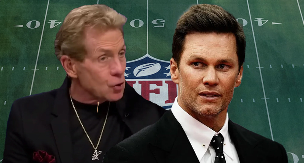 Skip Bayless and Tom Brady