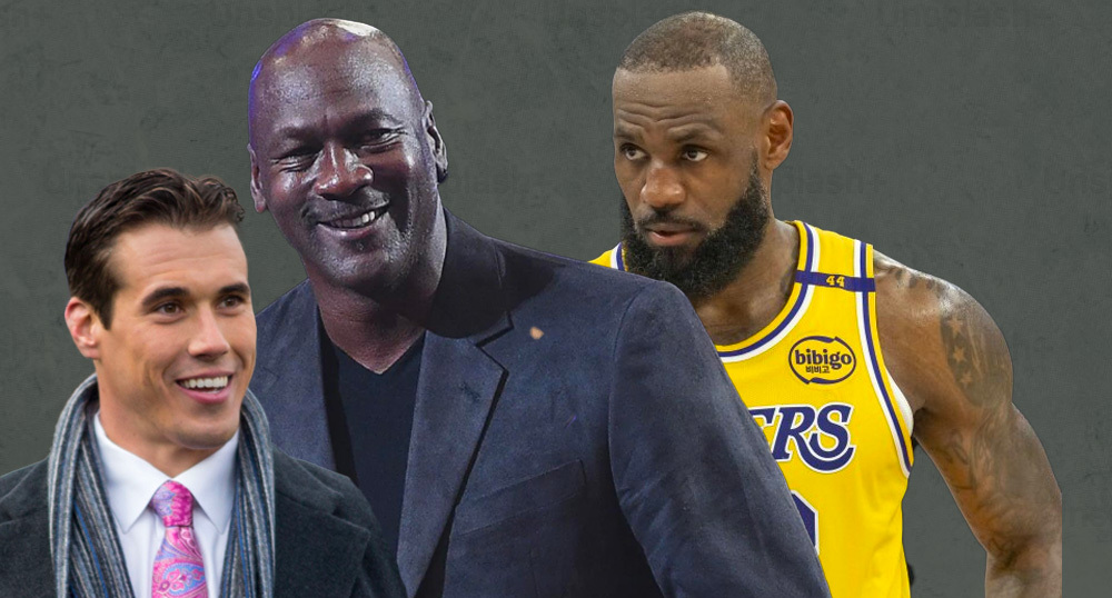Ex-NFL quarterback Brady Quinn believes Michael Jordan joined NBC Sports to get ahead of LeBron James in the sports media world.