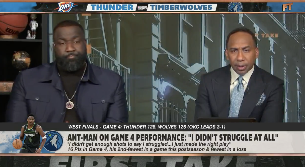 Stephen A. Smith calls out ‘inexcusable’ Anthony Edwards