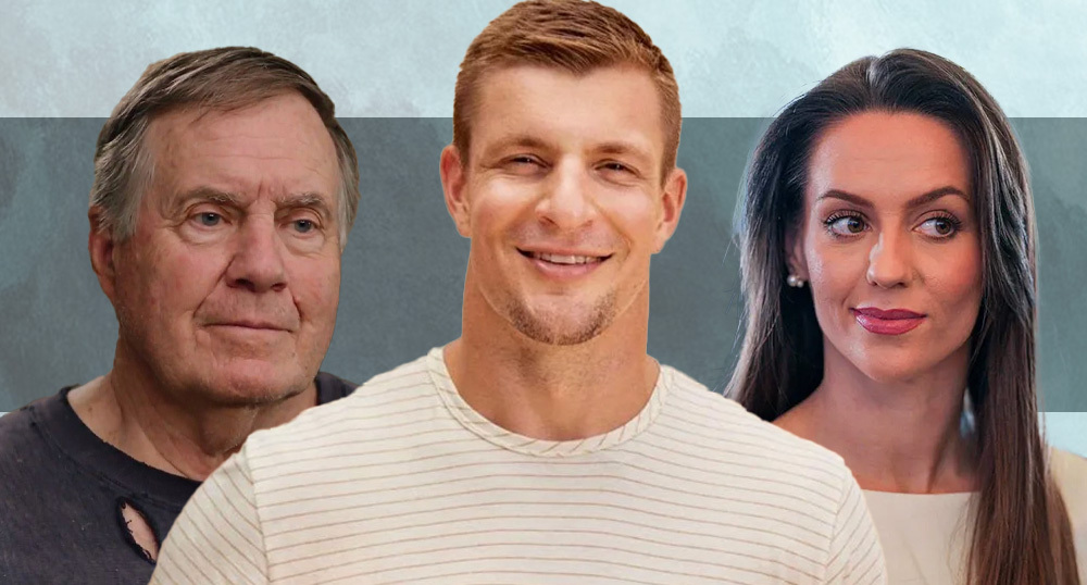 Rob Gronkowski Bill Belichick Jordon Hudson