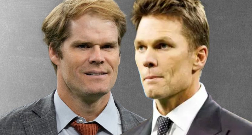 Greg Olsen and Tom Brady