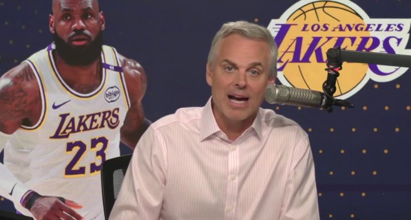 Were LeBron James' comments criticizing ring culture fair? According to Colin Cowherd, no, particularly given LeBron's history. Photo Credit: FS1/The Herd w/Colin Cowherd on X.