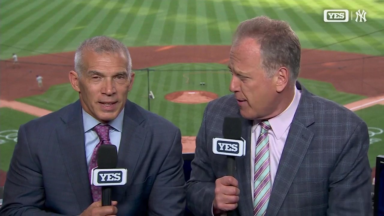 Joe Girardi and Michael Kay. Photo Credit: YES Network.