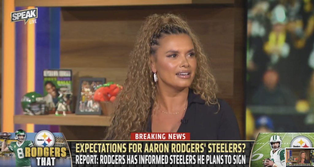 Joy Taylor stands by criticism of Aaron Rodgers for missing Steelers OTAs: ‘What were they negotiating?’
