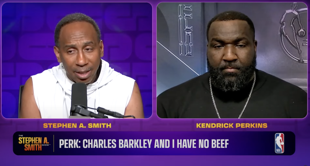 Kendrick Perkins squashes beef with Charles Barkley: ‘I just think this is stupid’