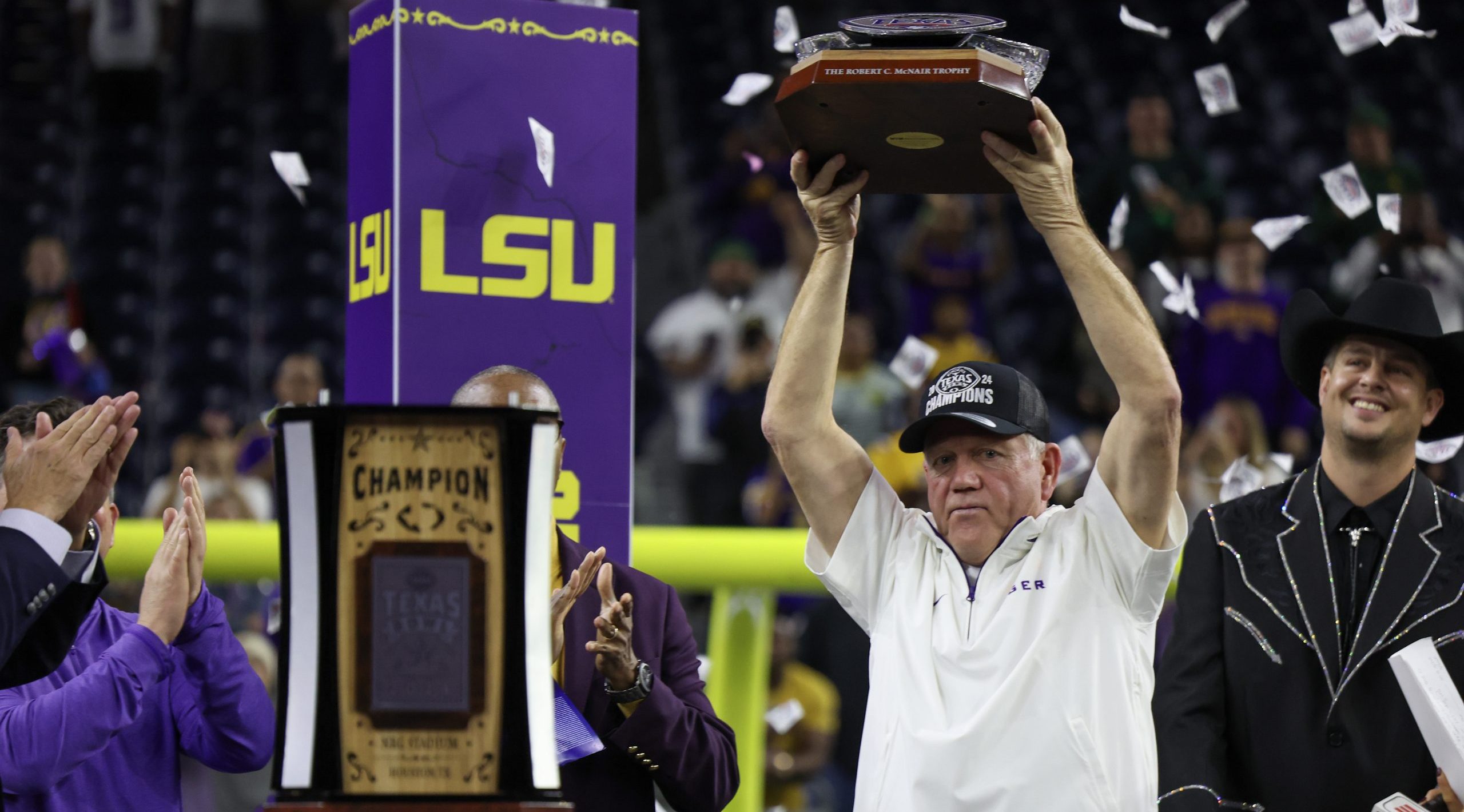 LSU head coach Brian Kelly