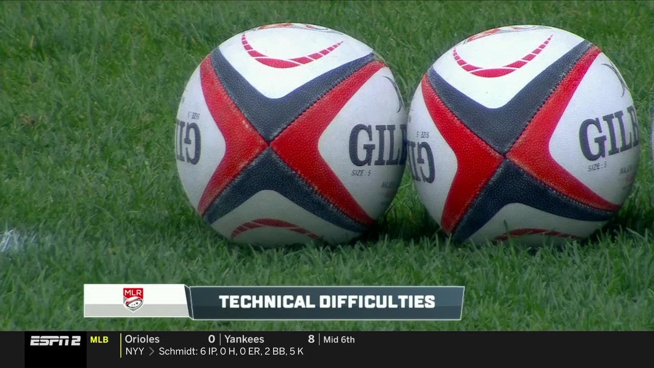 Major League Rugby's Eastern Conference Final between Chicago and New England came down to a kick, which viewers didn't see. Photo Credit: ESPN2