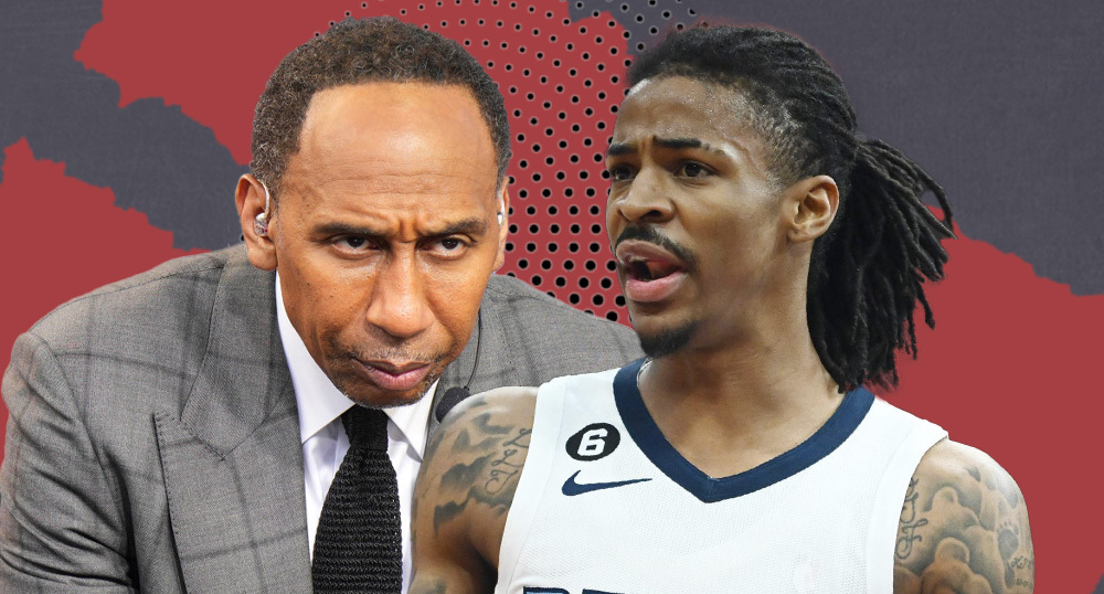 Stephen A. Smith and Ja Morant
