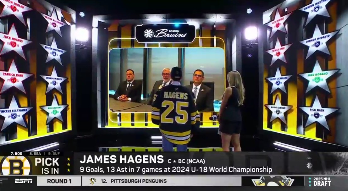The 2025 NHL Draft featured the Draft House, which instantly became an all-time bad idea and only got worse. Photo Credit: ESPN