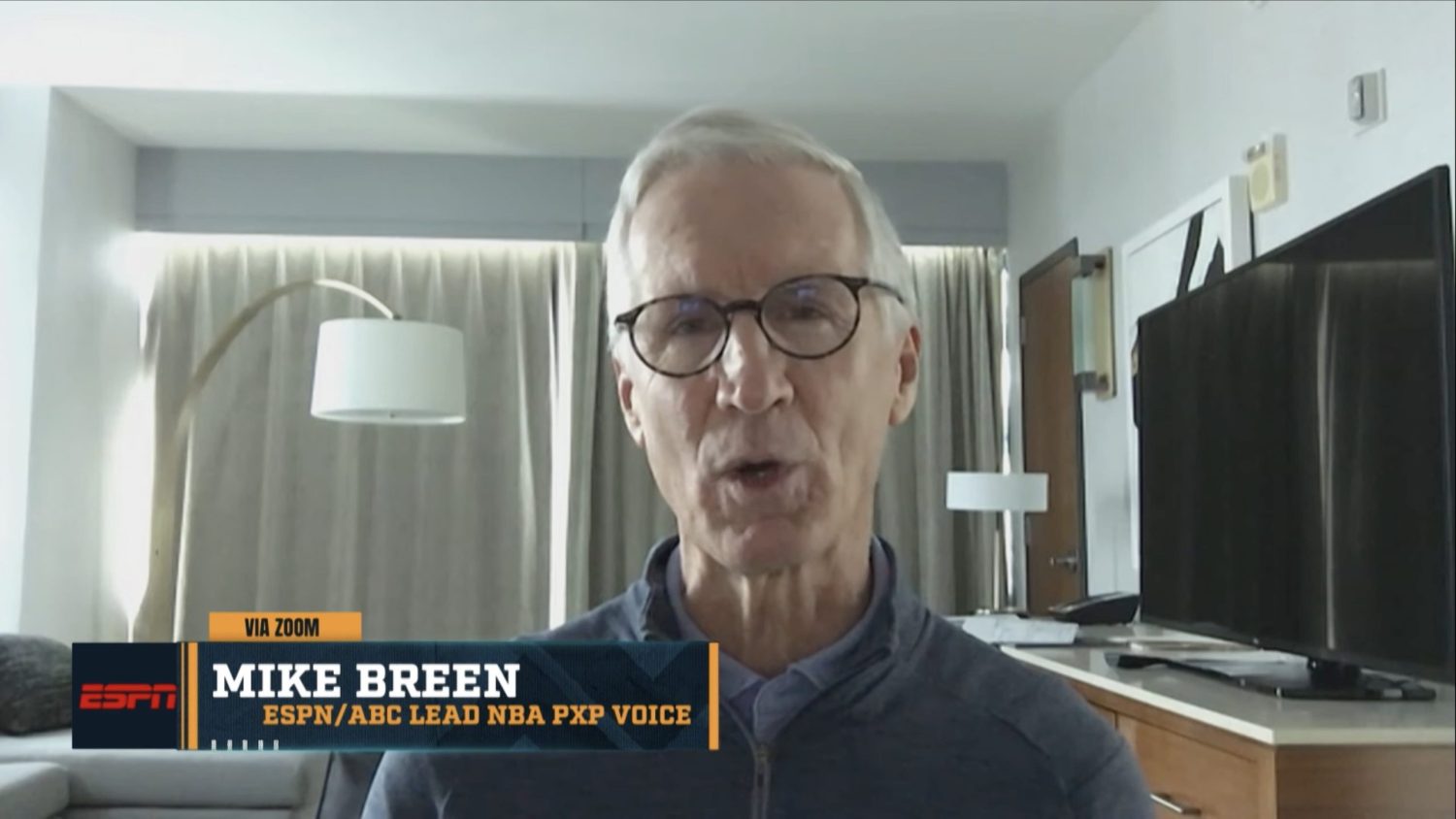 Mike Breen discussing Knicks coaching search