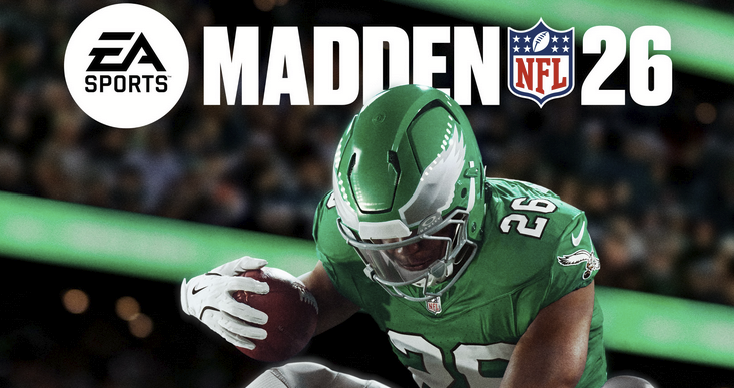 Saquon Barkley leaps onto Madden 26 cover