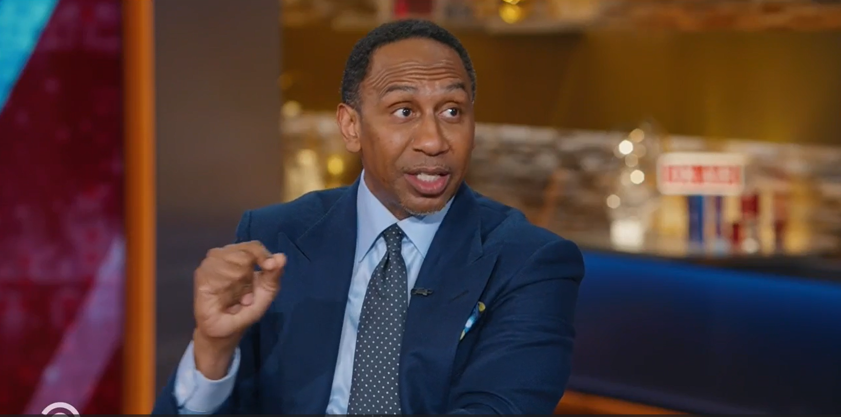 Stephen A. Smith discussed his political aspirations during an appearance on The Daily Show on Monday night