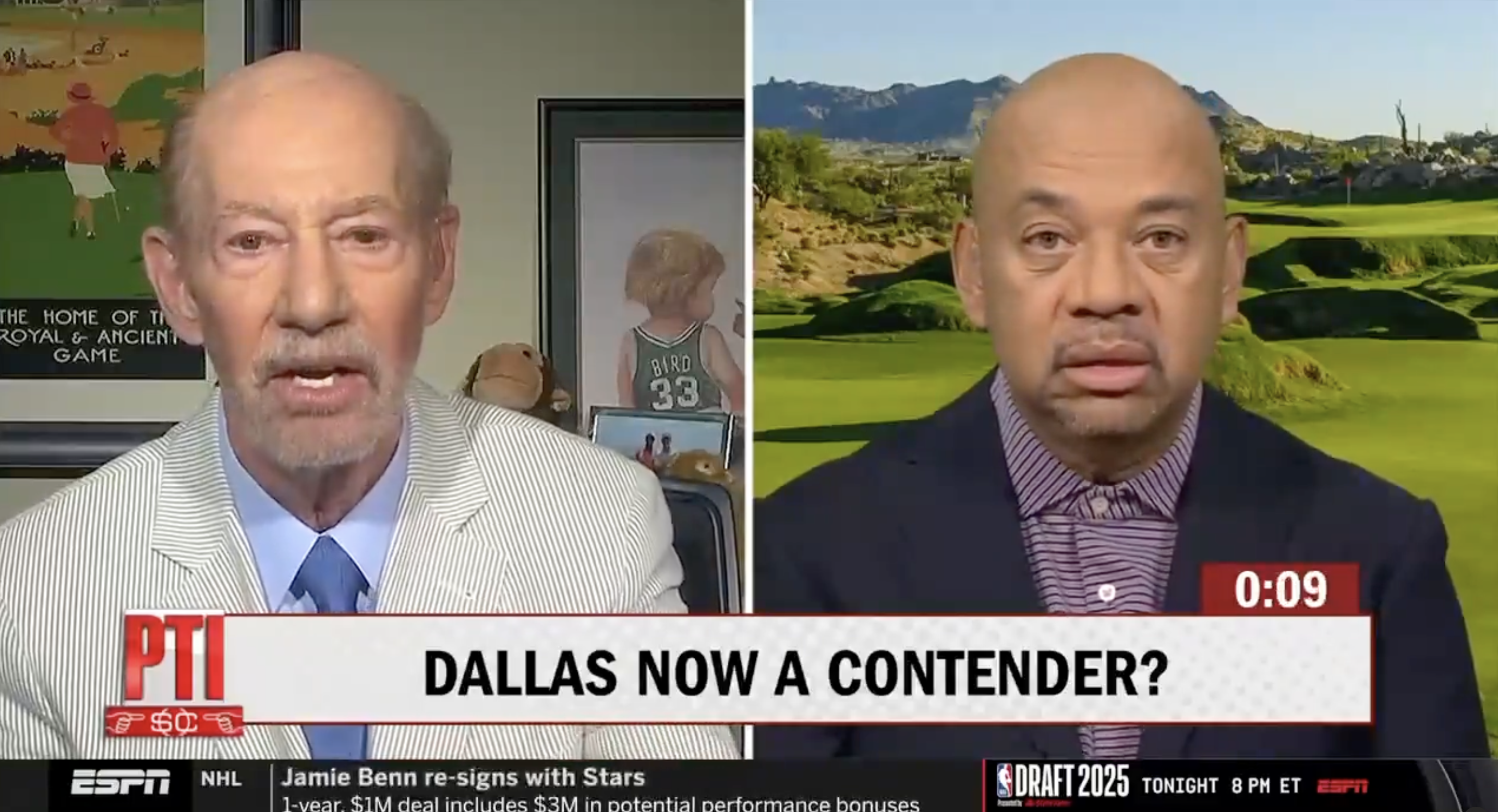 Tony Kornheiser and Michael Wilbon on 'Pardon the Interruption'