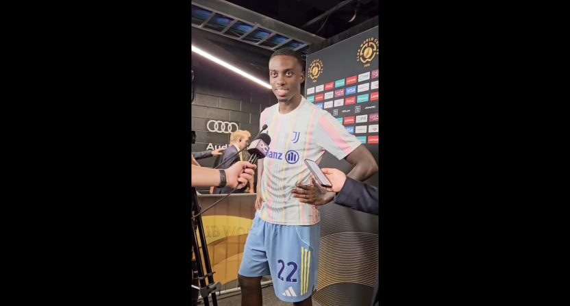 Tim Weah on Donald Trump